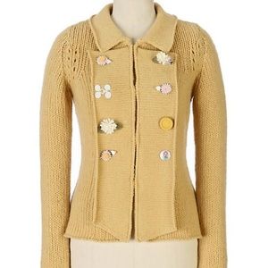 Anthropology sweater Moth Forever Garden